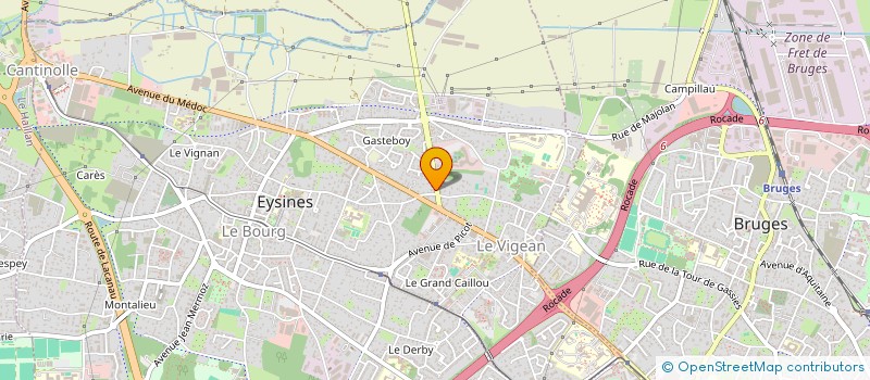 localisation de l'entreprise SCI DU MOULIN A VENT  EYSINES