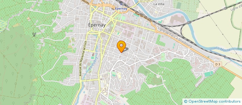 localisation de l'entreprise SCI DU MOULIN A VENT à EPERNAY