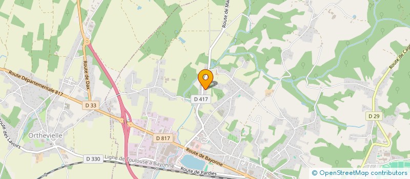 localisation de l'entreprise SCI DU MOULIN A VENT  BELUS