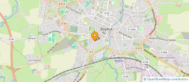 localisation de l'entreprise SCI DU MOULIN A VENT  BAYEUX