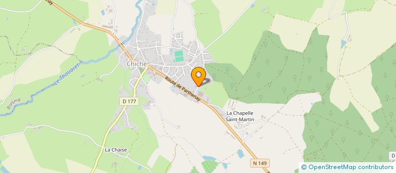 localisation de l'entreprise SCI DU MOULIN A VENT  LE PALLET