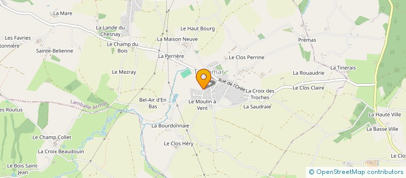 localisation de l'entreprise SCI DU MOULIN A VENT A TREGOMAR  LAMBALLE-ARMOR