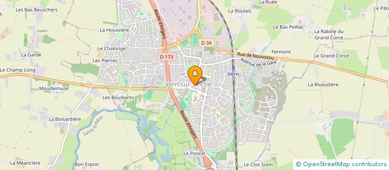 localisation de l'entreprise SCI DU MOULIN A VENT DEUX  VERN-SUR-SEICHE