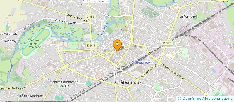 localisation de l'entreprise SCI DU MOULIN AU CHATEAU à CHATEAUROUX