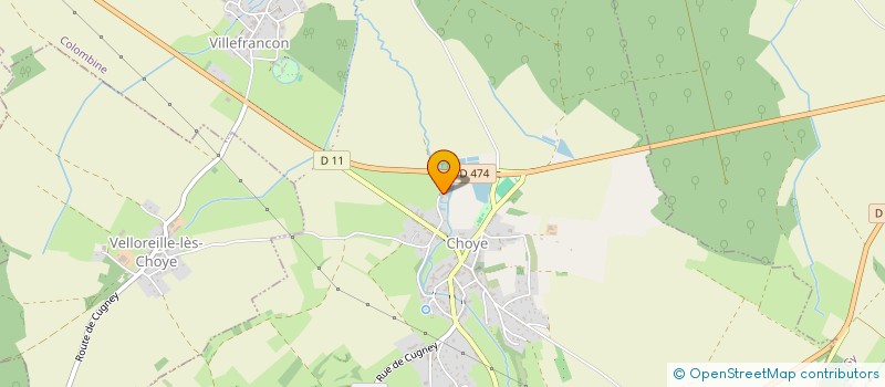 localisation de l'entreprise SCI DU MOULIN BLAANCHARD  CHOYE