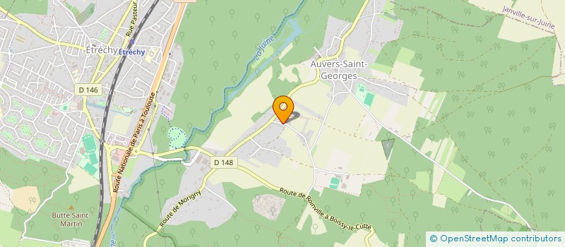 localisation de l'entreprise SCI DU MOULIN BONTE  AUVERS-SAINT-GEORGES