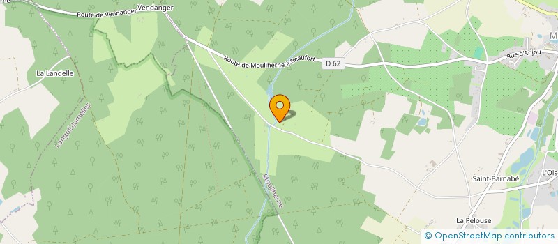 localisation de l'entreprise SCI DU MOULIN BREGEON  NOYANT-VILLAGES