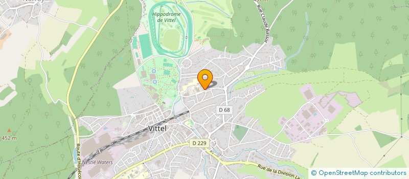 localisation de l'entreprise SCI DU MOULIN BRULE  VITTEL