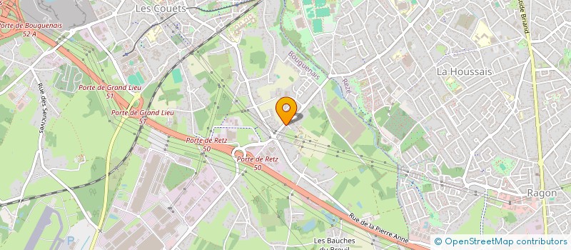 localisation de l'entreprise SCI DU MOULIN CASSE à BOUGUENAIS