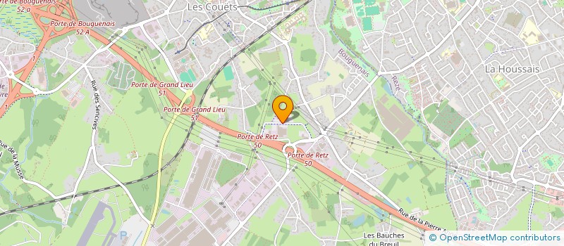 localisation de l'entreprise SCI DU MOULIN CASSE à BOUGUENAIS