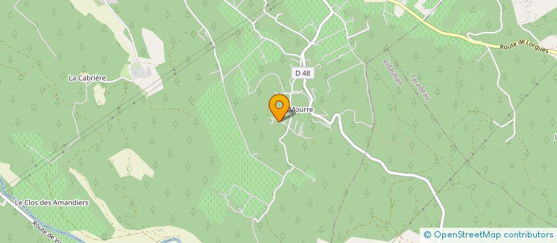 localisation de l'entreprise SCI DU MOULIN D'ARGENS  LORGUES