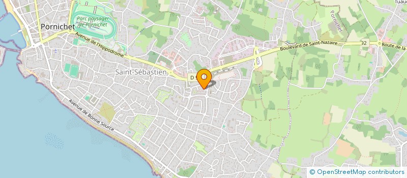localisation de l'entreprise SCI DU MOULIN D'ARGENT à PORNICHET