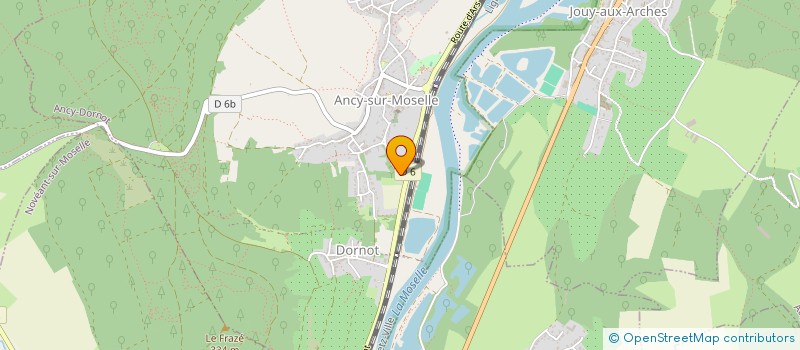 localisation de l'entreprise SCI DU MOULIN D ARRAYE ET HAN  ANCY-DORNOT