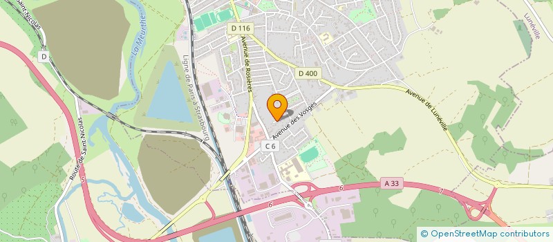 localisation de l'entreprise SCI DU MOULIN D'AULNE  CREVIC