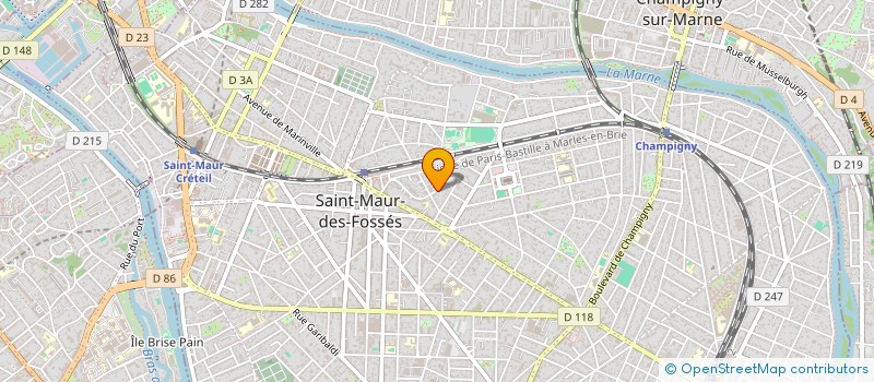 localisation de l'entreprise SCI DU MOULIN D'IVERNY à SAINT-MAUR-DES-FOSSES