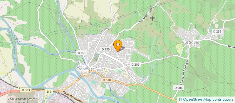 localisation de l'entreprise SCI DU MOULIN D ORJAB  TREBES