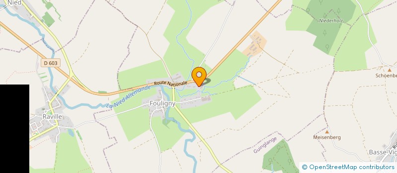 localisation de l'entreprise SCI DU MOULIN D'YVERLING  FOULIGNY