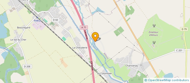 localisation de l'entreprise SCI DU MOULIN DE BABLOU  ALLOUIS