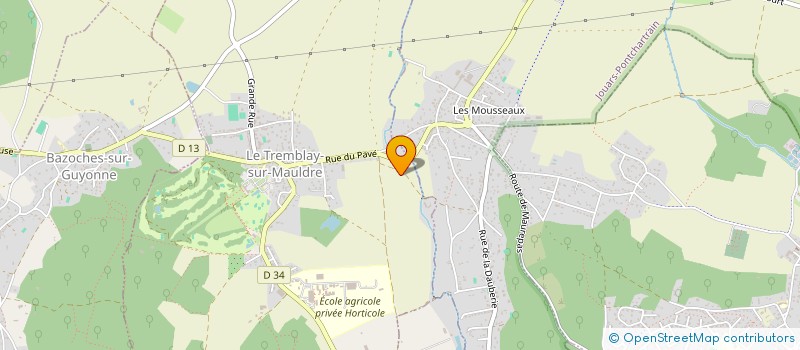 localisation de l'entreprise SCI DU MOULIN DE BAR  LE TREMBLAY-SUR-MAULDRE