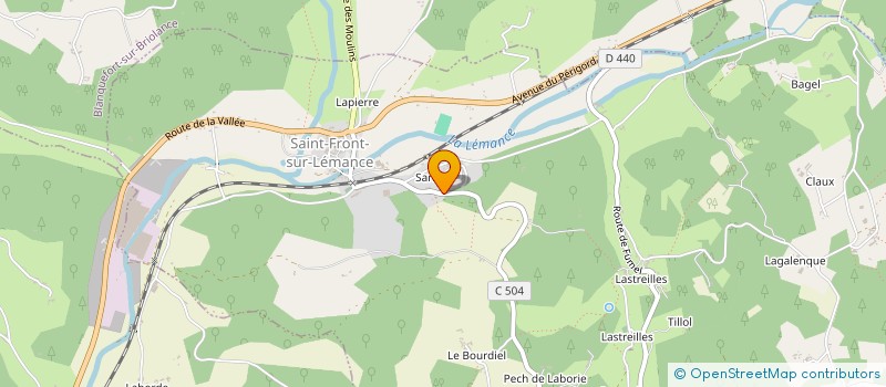 localisation de l'entreprise SCI DU MOULIN DE BONAGUIL  SAINT-FRONT-SUR-LEMANCE