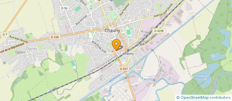 localisation de l'entreprise SCI DU MOULIN DE BRAINE  ABBECOURT