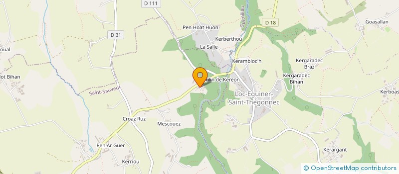 localisation de l'entreprise SCI DU MOULIN DE BREZAL  PLOUNEVENTER