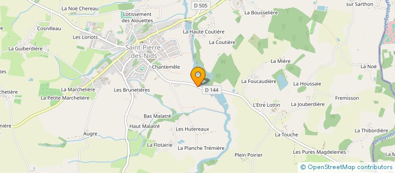 localisation de l'entreprise SCI DU MOULIN DE CAMPAS  SAINT-PIERRE-DES-NIDS