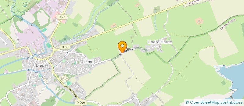 localisation de l'entreprise SCI DU MOULIN DE CHANTOISEAU  LINDRE-BASSE