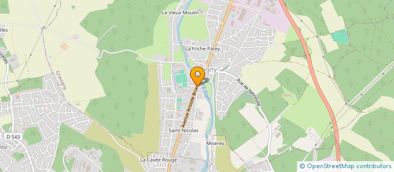 localisation de l'entreprise SCI DU MOULIN DE CHARLEMAGNE à GRAVIGNY