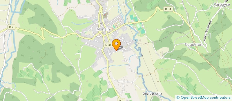 localisation de l'entreprise SCI DU MOULIN DE CLAVERIE à MONEIN