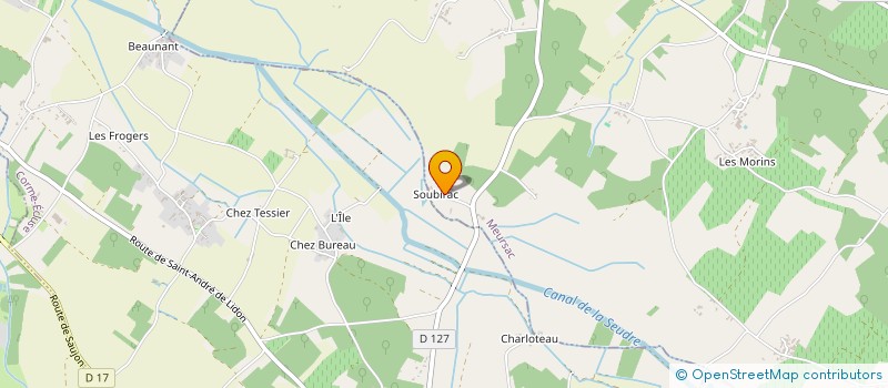 localisation de l'entreprise SCI DU MOULIN DE CORNEMUSE  MEURSAC