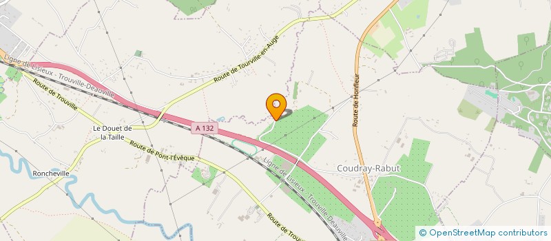 localisation de l'entreprise SCI DU MOULIN DE COUDRAY  PONT L'EVEQUE