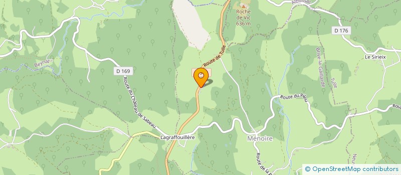 localisation de l'entreprise SCI DU MOULIN DE COURBOU  LE PESCHER