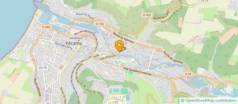 localisation de l'entreprise SCI DU MOULIN DE FECAMP  FECAMP