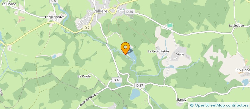 localisation de l'entreprise SCI DU MOULIN DE GASNE à VALLIERE