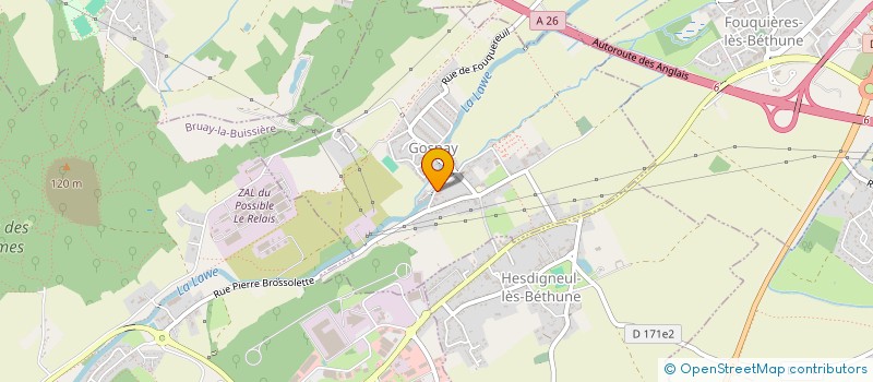 localisation de l'entreprise SCI DU MOULIN DE GOSNAY  GOSNAY