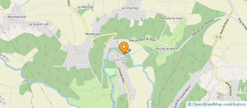 localisation de l'entreprise SCI DU MOULIN DE GUERARD  GUERARD