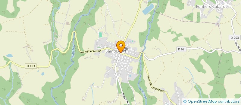 localisation de l'entreprise SCI DU MOULIN DE JOSEPH  SAISSAC