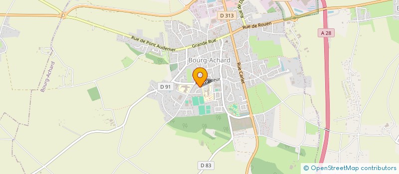 localisation de l'entreprise SCI DU MOULIN DE L'ABBAYE  BOURG-ACHARD