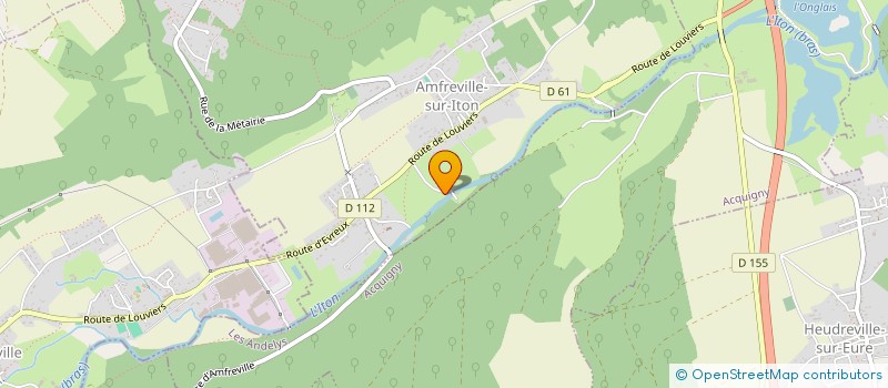 localisation de l'entreprise SCI DU MOULIN DE L'EGLISE  AMFREVILLE-SUR-ITON