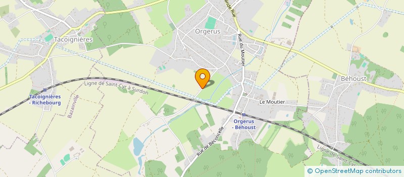 localisation de l'entreprise SCI DU MOULIN DE L'ETANG  ORGERUS