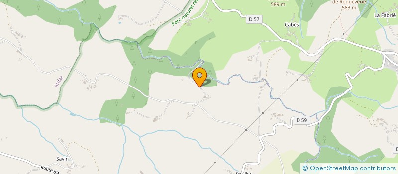 localisation de l'entreprise SCI DU MOULIN DE L'HIAU  MONTREDON-LABESSONNIE