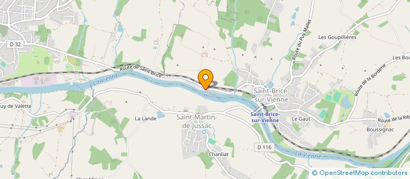 localisation de l'entreprise SCI DU MOULIN DE L HOPITAL  SAINT-BRICE-SUR-VIENNE