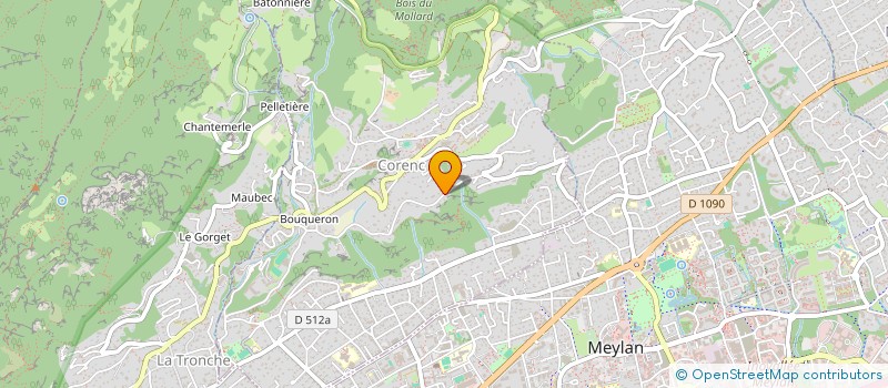 localisation de l'entreprise SCI DU MOULIN DE L'ORME  CORENC