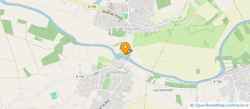 localisation de l'entreprise SCI DU MOULIN DE LA BOIRE  RIVES-DU-LOIR-EN-ANJOU