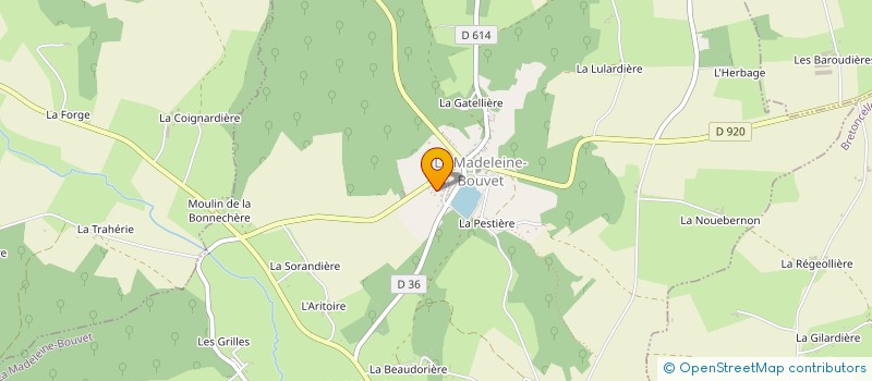 localisation de l'entreprise SCI DU MOULIN DE LA BONNE CHERE à REMALARD-EN-PERCHE