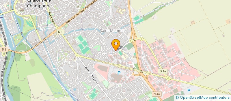 localisation de l'entreprise SCI DU MOULIN DE LA BUSE  SAINT-MEMMIE