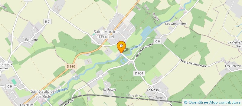 localisation de l'entreprise SCI DU MOULIN DE LA CHAISE à SAINT-MARTIN-D'ECUBLEI
