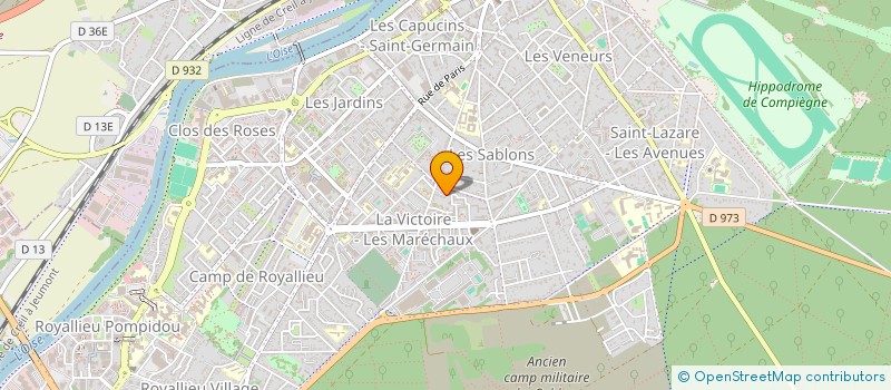 localisation de l'entreprise SCI DU MOULIN DE LA CHARITE  COMPIEGNE