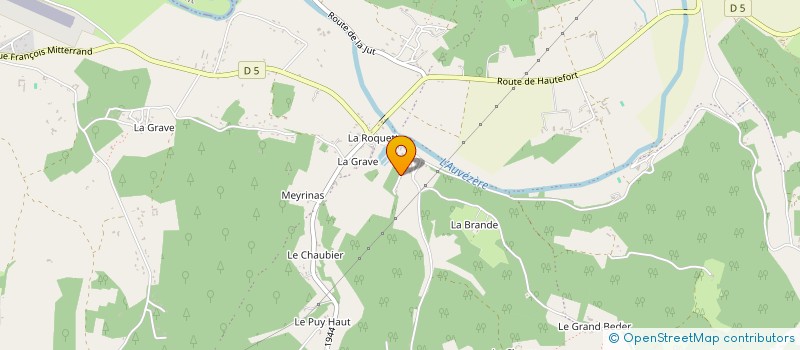 localisation de l'entreprise SCI DU MOULIN DE LA GRAVE  BASSILLAC ET AUBEROCHE